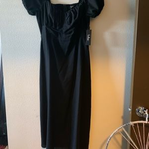 Lulus Black MIDI dress